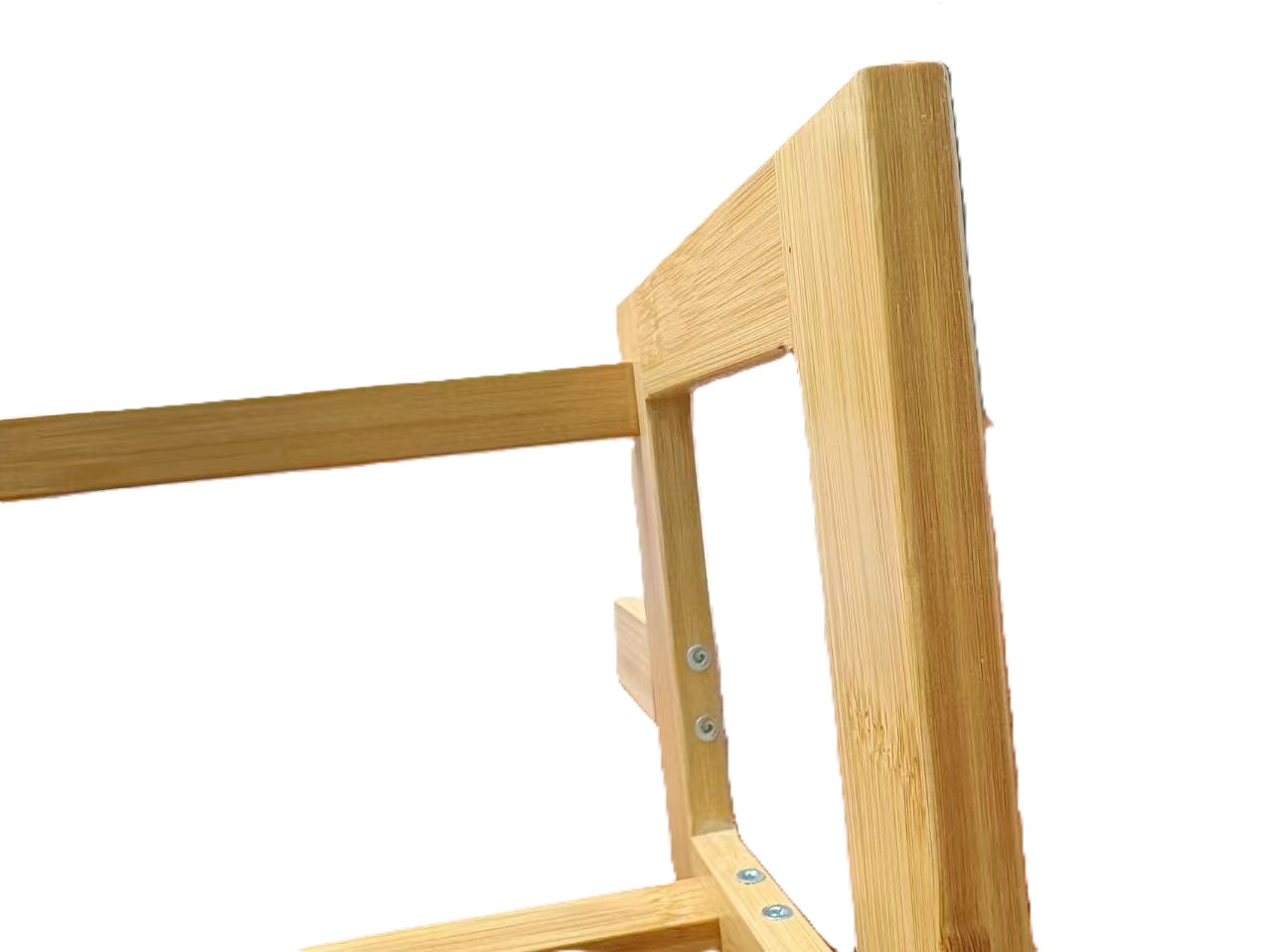 Simple Eco-Friendly Classic Bamboo Tabletop Small Bookshelf Storage Rack for Office/Study Use Bolt Inserting Type Non-Folding product view