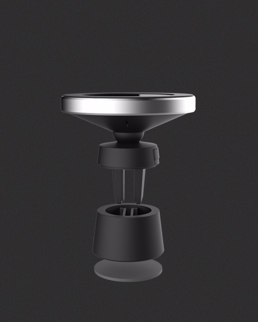 Universal Holder Multi Angle Adjustable Cell Phone Aluminium Cell Phone Holder Magnetic Stand with Wireless Charging detail