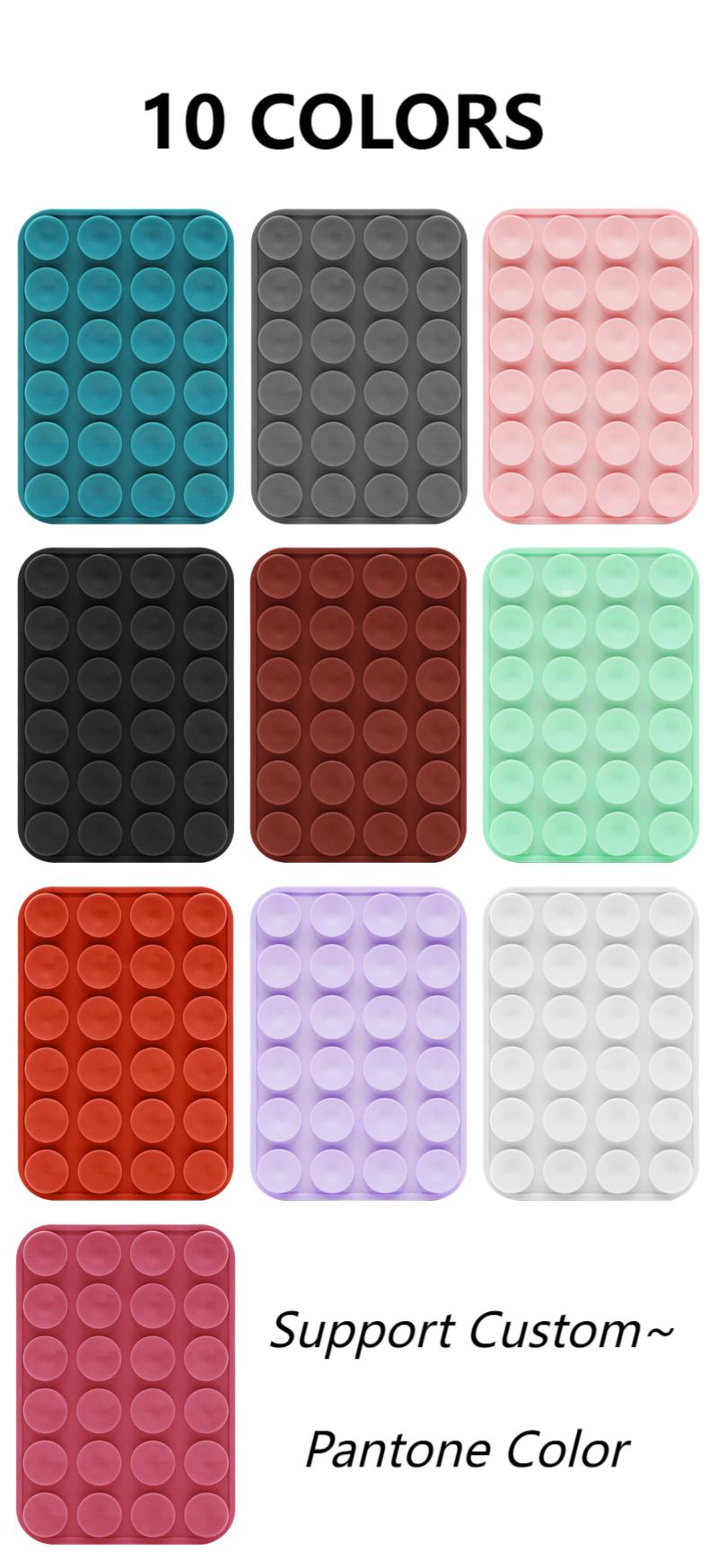 Magnetic Suction Phone Holder for MagSafe Case Silicone Adhesive Grip Stand for iPhone Removable Hands-Free Selfie iPhone Case detail