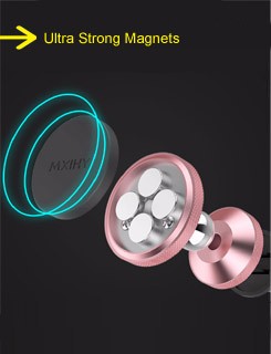 Strong Magnetic Flexible 360 Degree Rotating Adjustable Height Car Phone Holder for All Smartphones detail