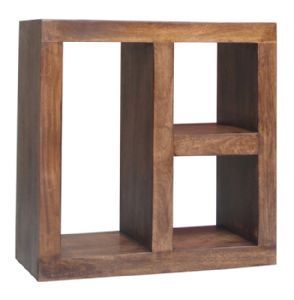New Design Mango and Acacia Wood Storage Organizer Display Shelf Rack Adjustable Wood Desktop Bookshelf detail
