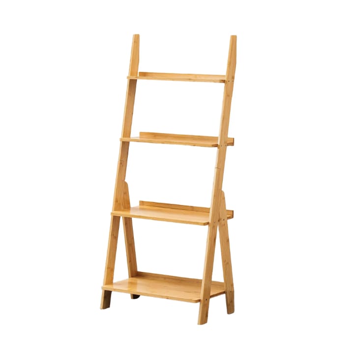Modern White Tree Shaped Desktop Bookshelf 8 Tier Tabletop Book Organizer Wooden Branch Shelving Unit for Home Office Study Desk detail