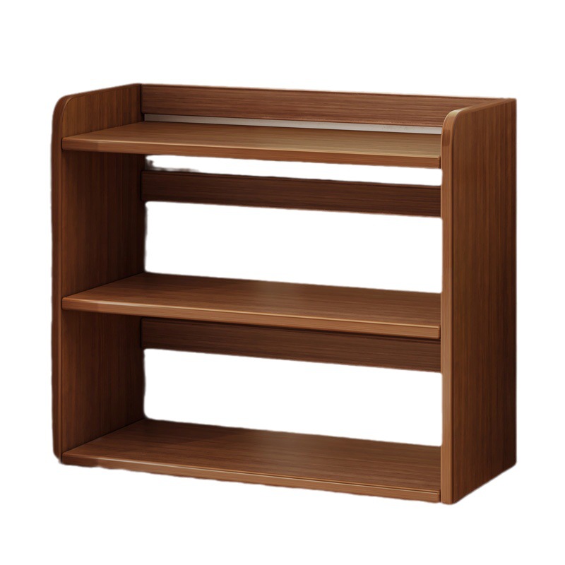Modern Home Desk Organizer with Multi-Layer Desktop Bookshelf Storage Rack Simple and Stylish Student Bookcase