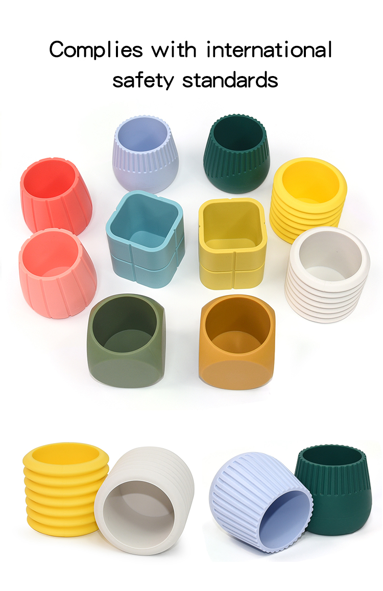Wolife Original Design Eco- Friendly Silicone Round Shape Organizer Box Pen Stand Holder Stationery Pen Holders for Office Use detail