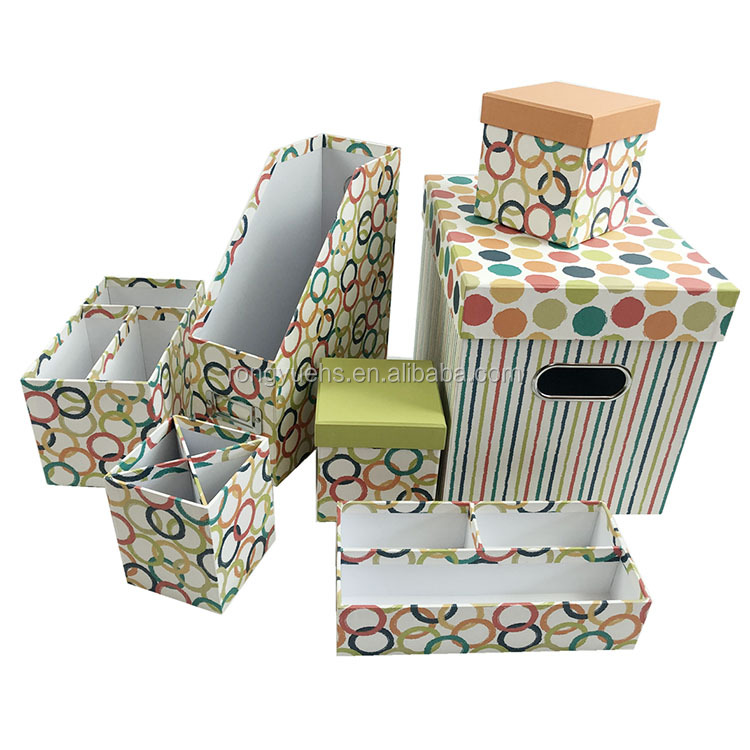 Custom Desk Organizer Stationary Accessories Pen Organizer Cardboard Pencil Holders Pen Box Pen Holder detail