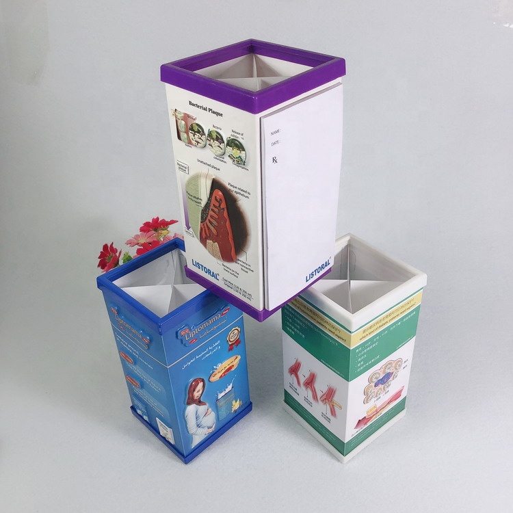 Customized 3D Plastic PVC Pen Holder 3D Embossed Pen Holder for Medical Promotional Gifts product view