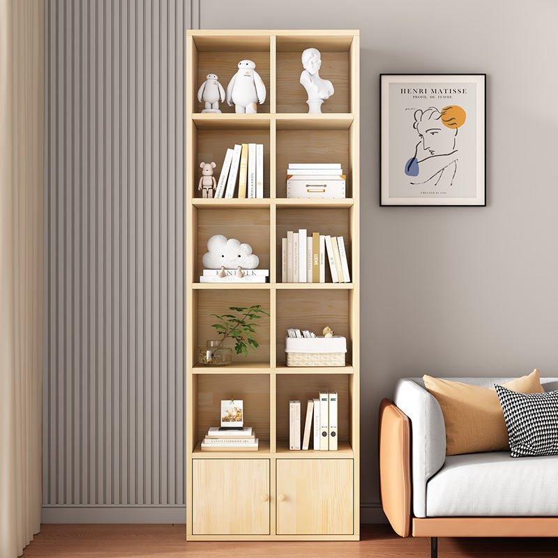 Multilayer Vertical Storage Cabinet Desktop Bookcase and Organizer for Student Home Desk Living Room Bookshelf detail