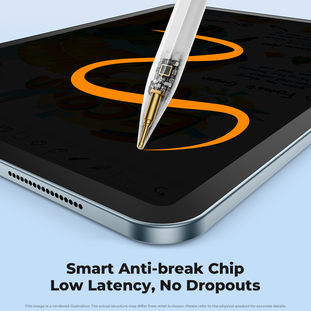 Smart Magnetic Active Capacitive Stylus Metal Pen Pad Pencil Palm Rejection Tilt Angle Sensing Replaceable Nib for Pro 11 product view