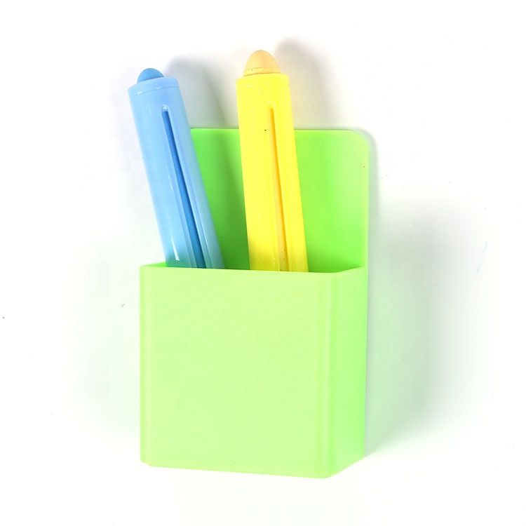 Big Discount Acrylic Lightweight Material Pen Holder Blackboard Refrigerator Side Use Magnetic Storage Box detail
