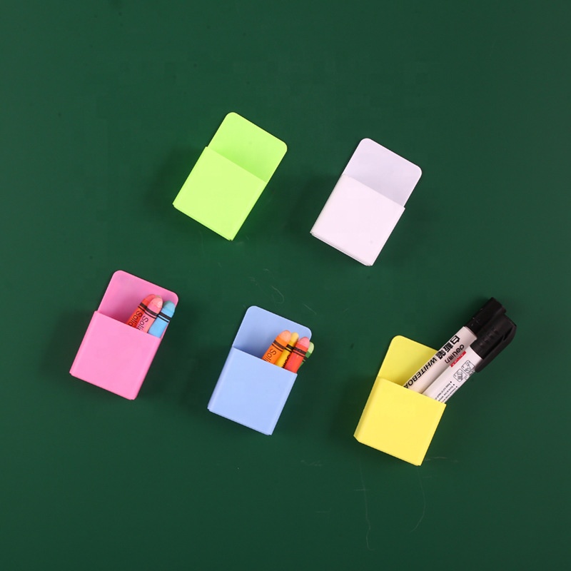 Big Discount Acrylic Lightweight Material Pen Holder Blackboard Refrigerator Side Use Magnetic Storage Box