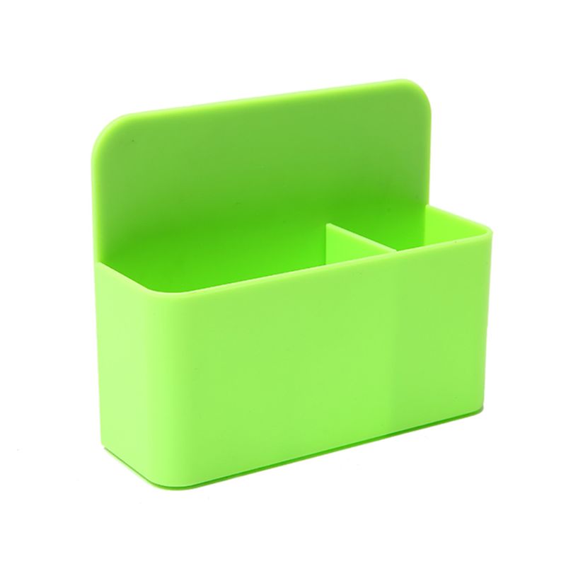 Fridge Magnet Magnetic Marker Pen Storage Box Grid Rubber Magnet Plastic Organizer Pen  Holder for Whiteboard detail