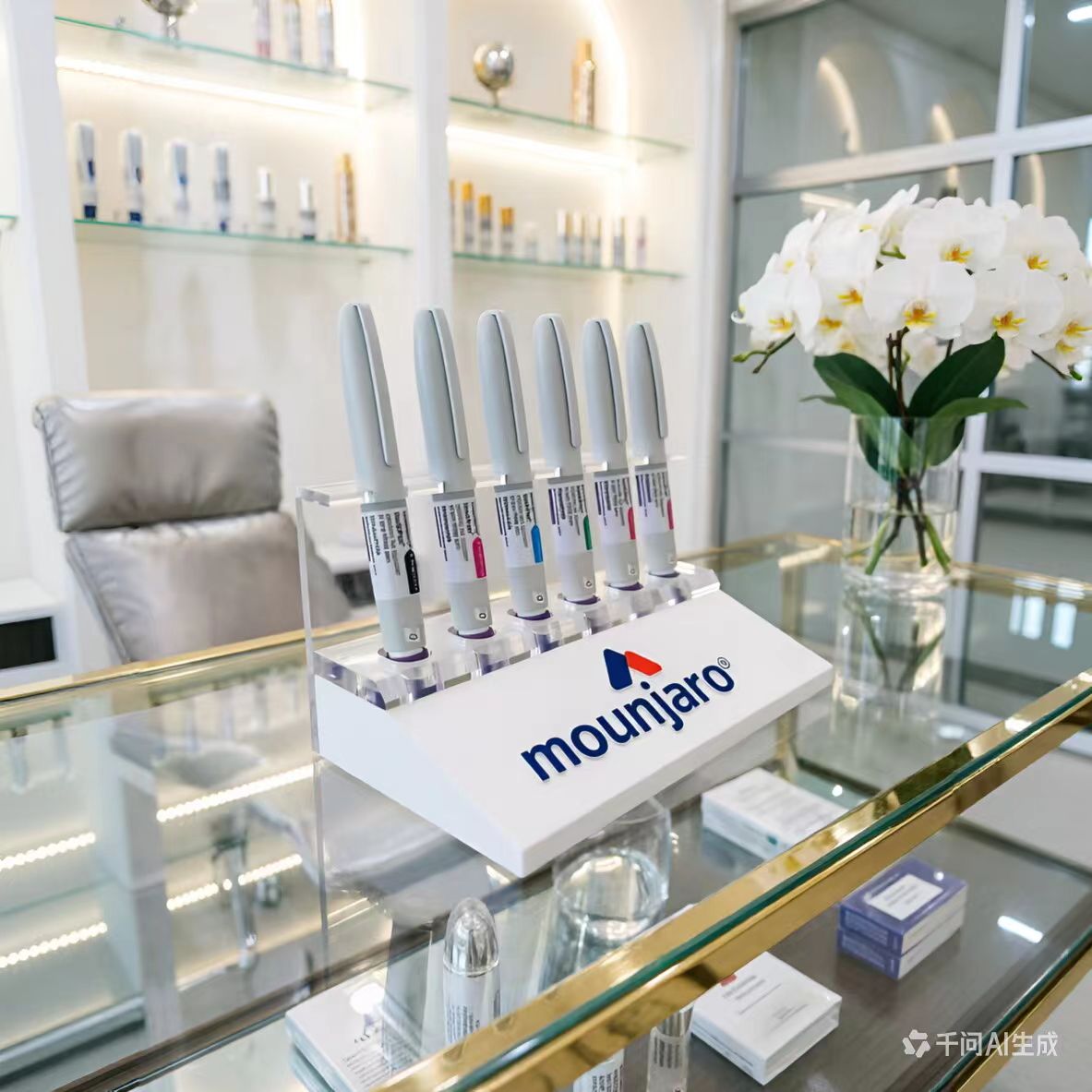 Customized Creative Design Acrylic Display Stand of Scale Pen Model for Exhibition Display Use Only product view