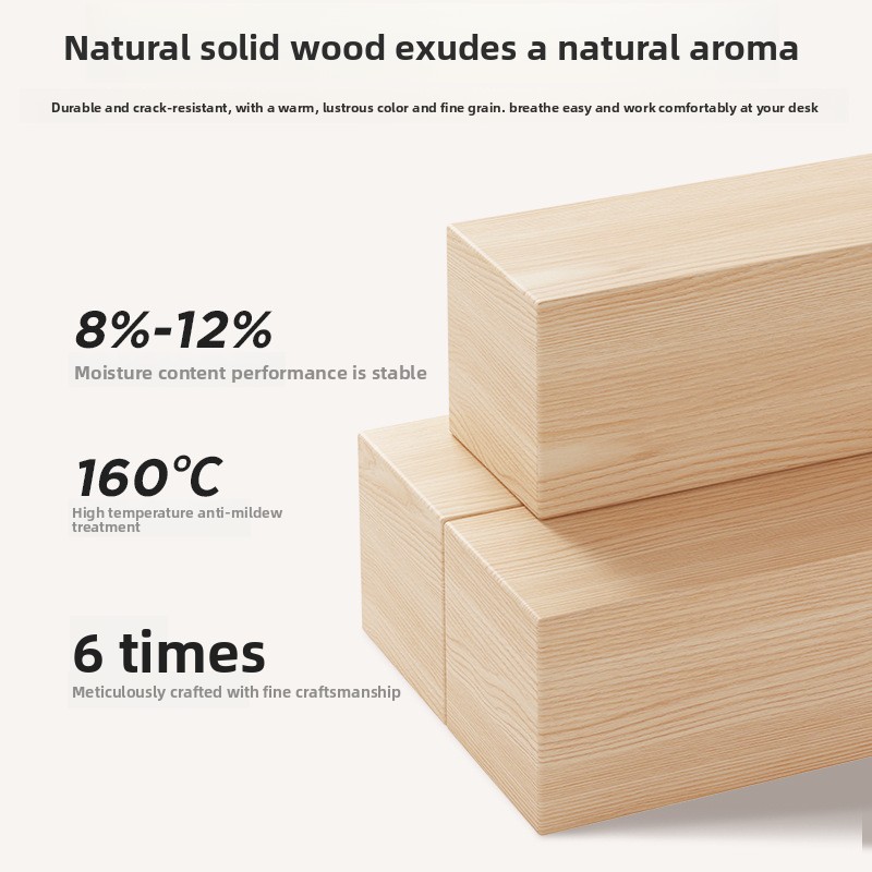 Strictly Selected Solid Wood Artistic Design Corner Placement Desktop Bookshelf Desk Storage Rack Office Organizing Bookcase product view