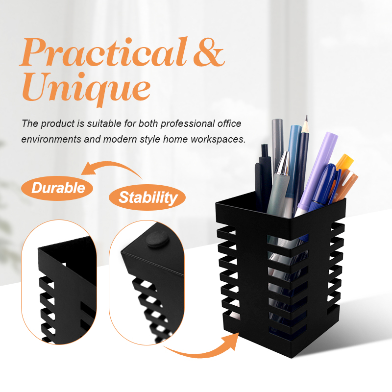 Luxury Metal Pen Stand for Desks , Custom Designs Corporate Branding & Event Gifts product view