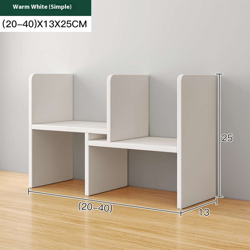 Small Multi-Layer Desktop Storage Rack Wooden Bookshelf for Home Dormitory Study Table Good Things Multi-Corner Desk Organizer product view