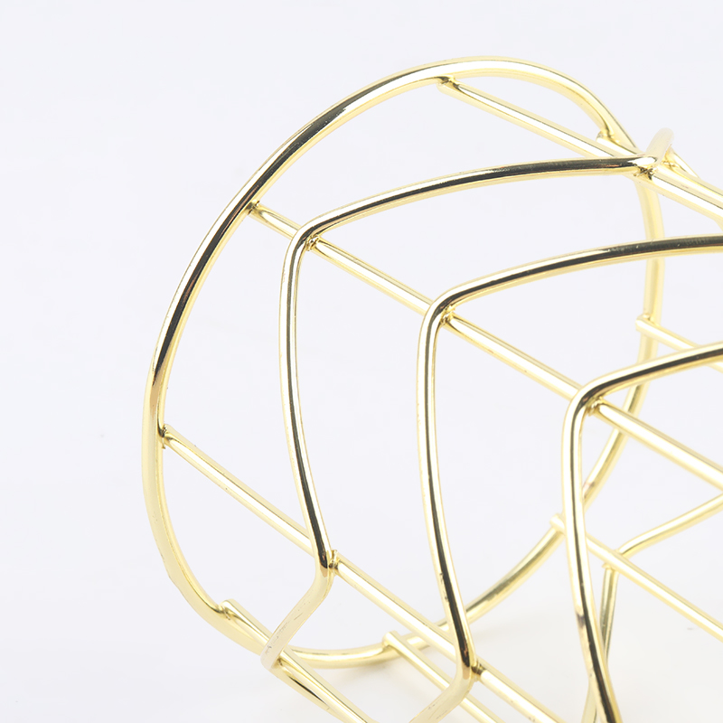 New Arrivals Metal Mesh Pen Container Makeup Brush Pot Holder Desk Organizer Wire Metal  Gold Pencil Holder product view