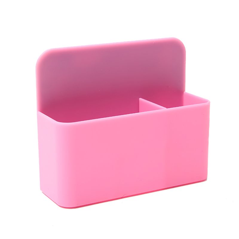Fridge Magnet Magnetic Marker Pen Storage Box Grid Rubber Magnet Plastic Organizer Pen  Holder for Whiteboard detail