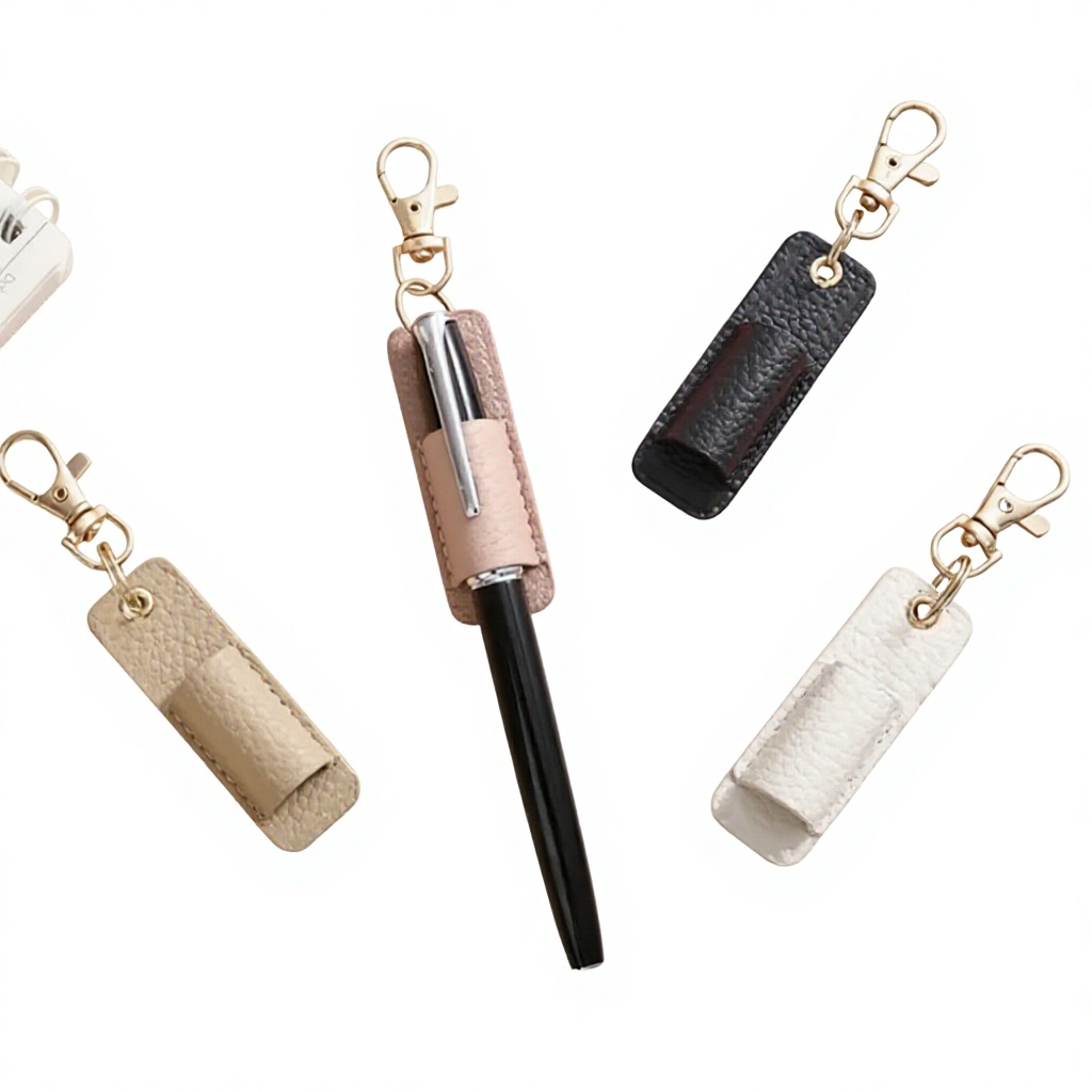 Cross-Border Hot-Selling Neck-Hanging Nurse Pen Clip Portable Keychain Compact Pen Holder Office Fountain Pen Organizer CW-153