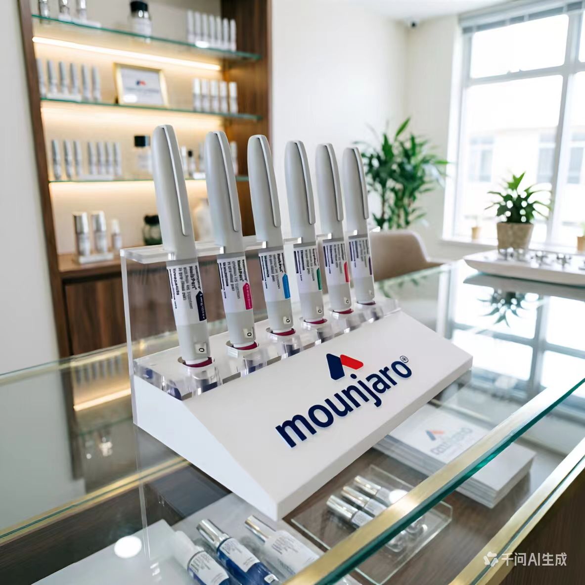 Customized Creative Design Acrylic Display Stand of Scale Pen Model for Exhibition Display Use Only product view