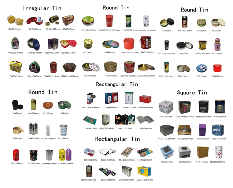 Kids Hinged Tin Can for Pencil Storage Custom Rectangle Tin for Crayons, Pin Bookmarks School Supplies Organizer Metal Container detail