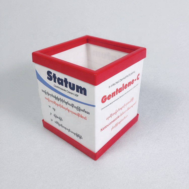 Square Plastic Pen Holder for Students Advertise Gifts product view