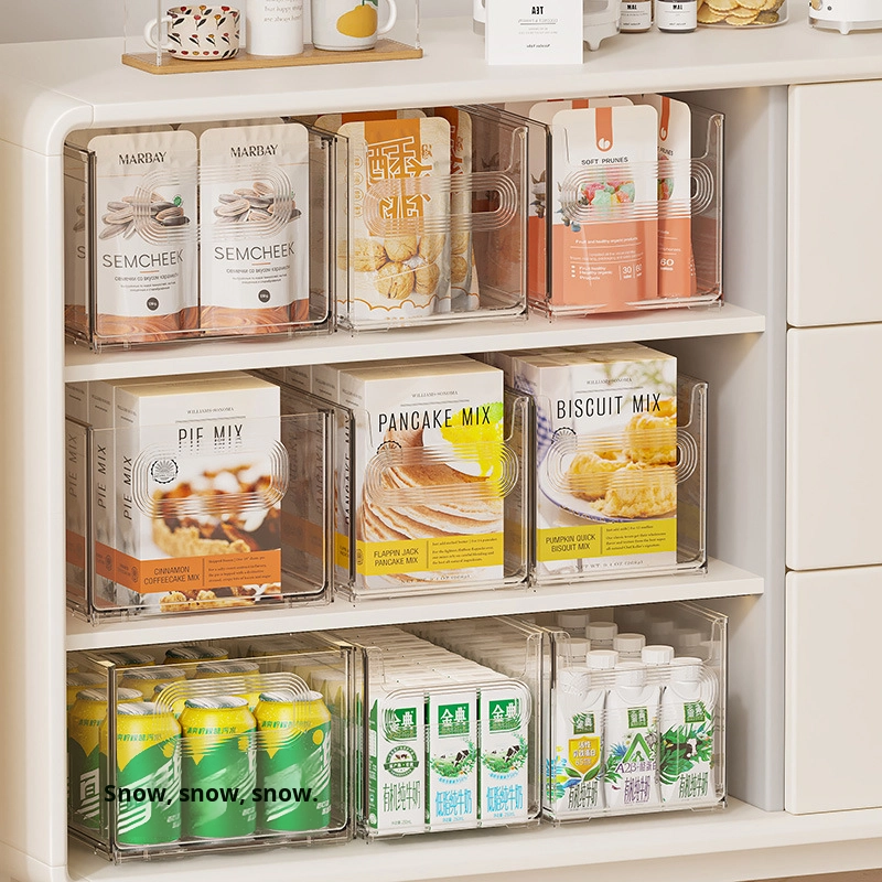 Modern Kids' Transparent PET Storage Rack Retractable Stacking Bookshelf Desktop Bookcase with Picture Book Storage Modern Style product view