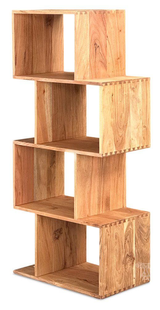 Super Offer Mango and Acacia Wood Storage Organizer Display Shelf Rack Adjustable Wood Desktop Bookshelf product view
