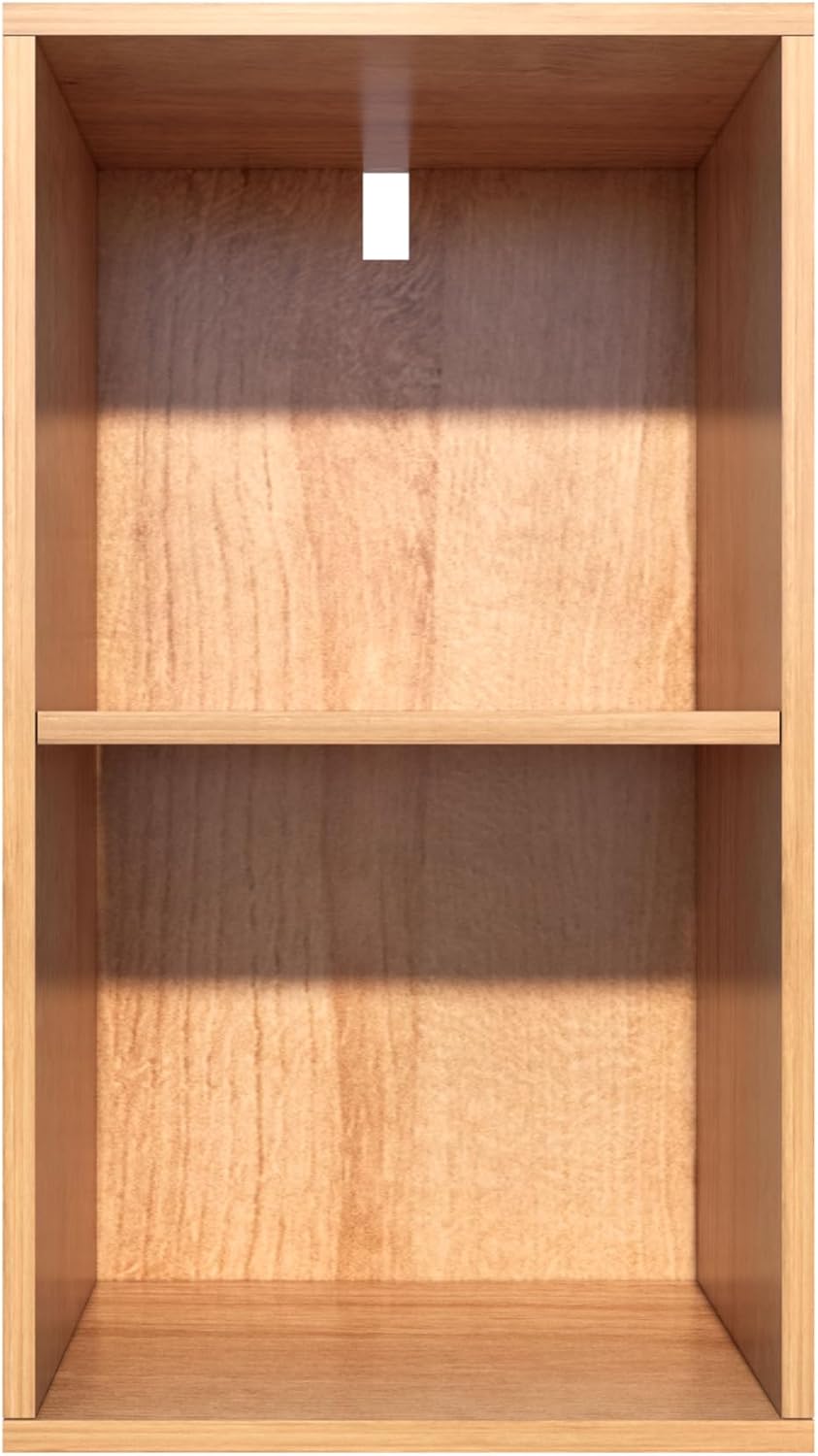 Solid Wood Multilayer Vertical Storage Cabinet Desktop Bookcase Organizer for Student Home Desk Living Room Elegant Wooden product view