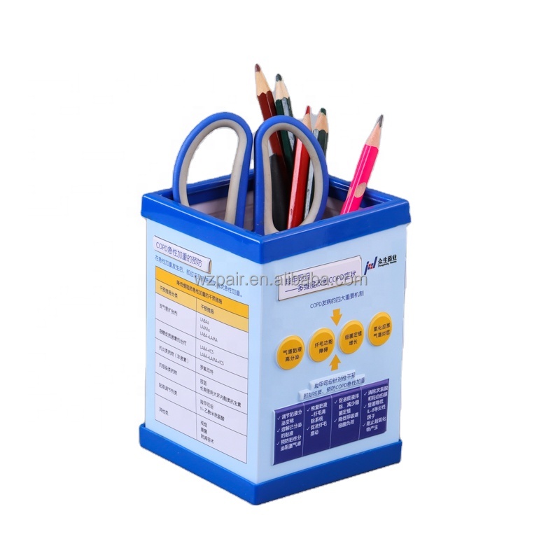 Hot Sale Plastic  Office Stationery Holder Desktop Pen Pencil Holder for Doctor product view