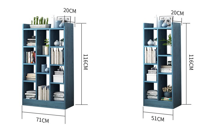 Bookshelf Cabinet Shelf Simple Desktop Living Room Simple Table Small Bookshelf Student Home Desk Bookcase detail