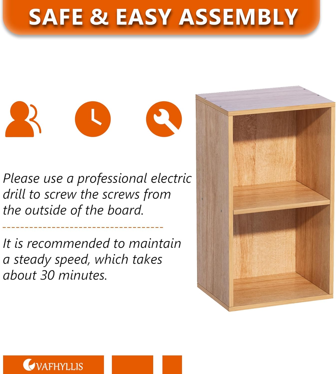 Solid Wood Multilayer Vertical Storage Cabinet Desktop Bookcase Organizer for Student Home Desk Living Room Elegant Wooden product view