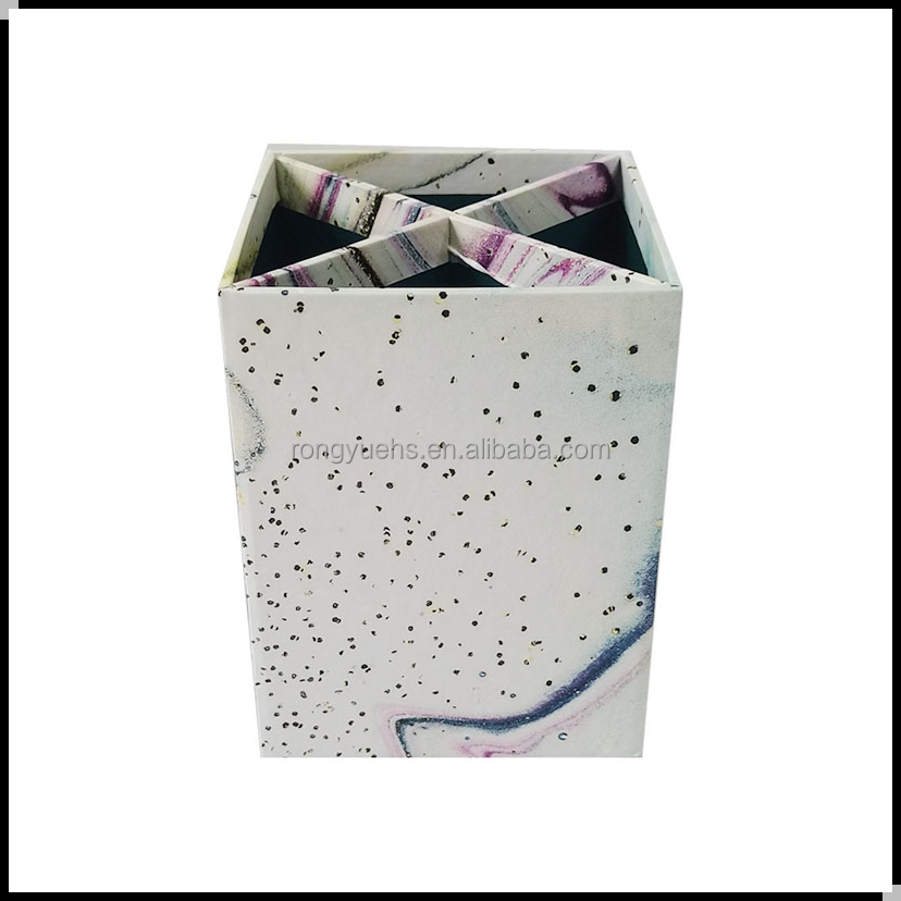 Custom Desk Organizer Stationary Accessories Pen Organizer Cardboard Pencil Holders Pen Box Pen Holder detail