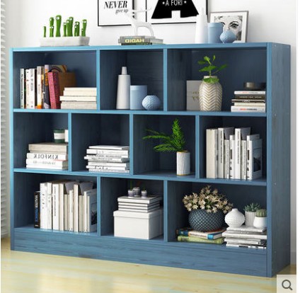 Bookshelf Cabinet Shelf Simple Desktop Living Room Simple Table Small Bookshelf Student Home Desk Bookcase detail