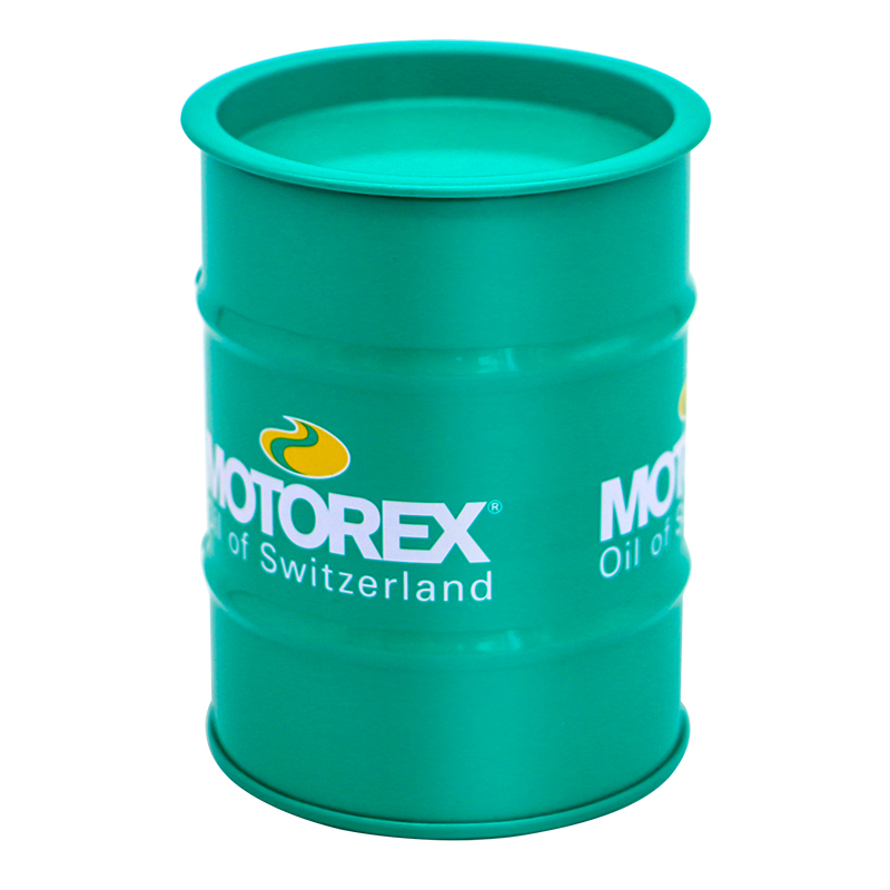 Custom Logo Custom Color Cylinder Tinplate Metal Pen Holder Storage Container for Stationery Candle & Craft product view