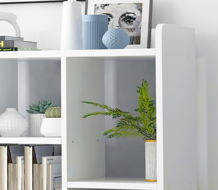 Bookshelf Cabinet Shelf Simple Desktop Living Room Simple Table Small Bookshelf Student Home Desk Bookcase detail