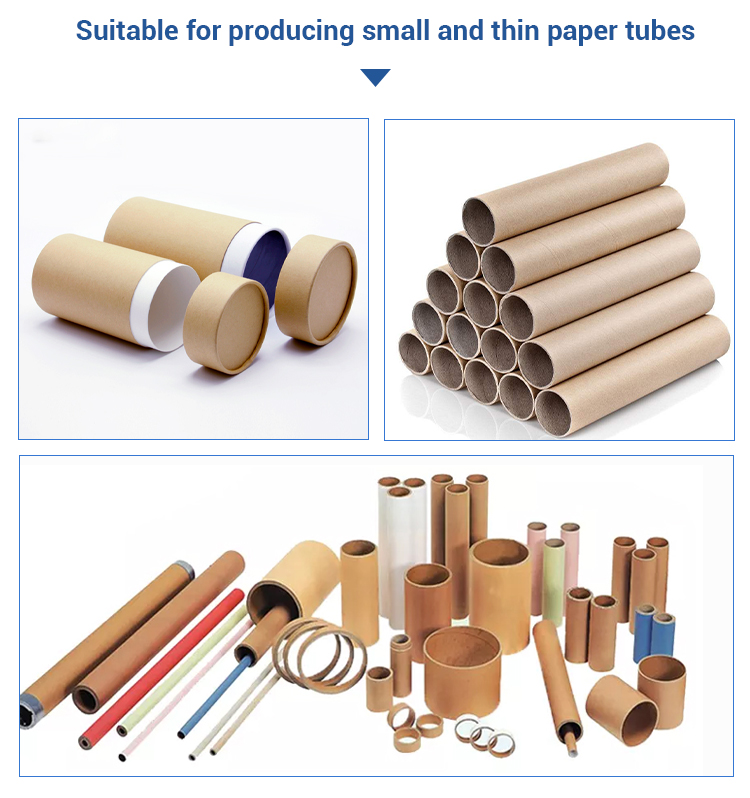 High-Speed Automatic Ball Pen Paper Tube Making Machine for Small Tubes With Two Types of Paper Holder detail