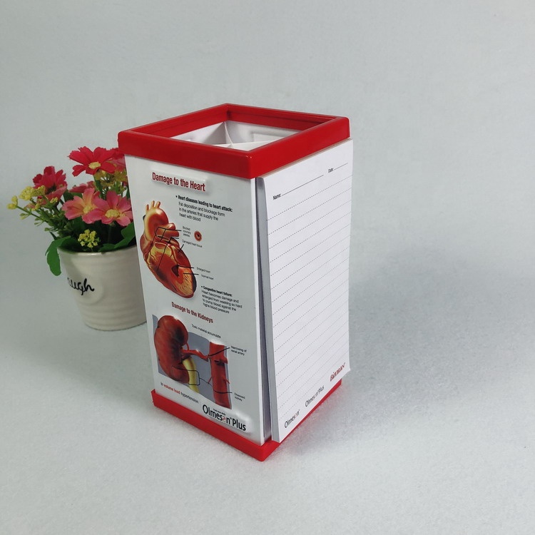 Customized 3D Plastic PVC Pen Holder 3D Embossed Pen Holder for Medical Promotional Gifts product view
