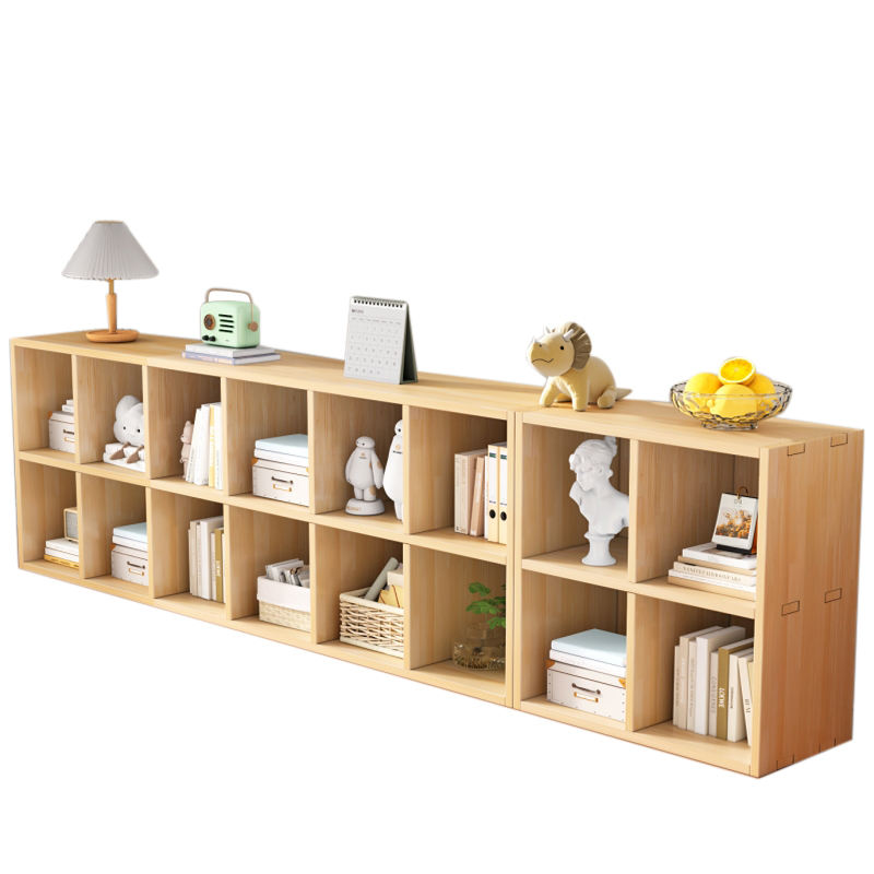 Multilayer Vertical Storage Cabinet Desktop Bookcase and Organizer for Student Home Desk Living Room Bookshelf