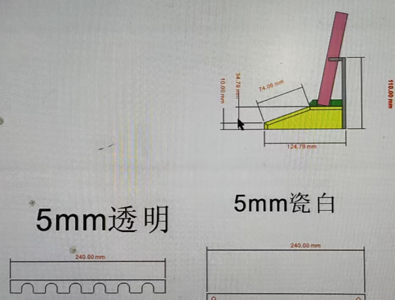 Customized Creative Design Acrylic Display Stand of Scale Pen Model for Exhibition Display Use Only detail