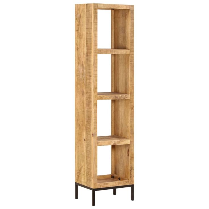 Super Offer Mango and Acacia Wood Storage Organizer Display Shelf Rack Adjustable Wood Desktop Bookshelf product view
