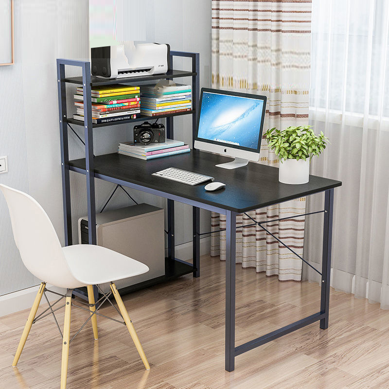 Customized Modular Side Bookshelf with MDF Board for Modern Minimalist Writing Desk in Bedroom or Office Building product view