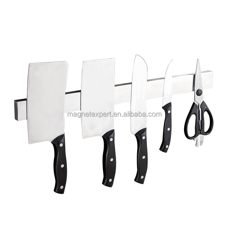 Magnet Knife Holder with Hook and Sharpener Wall-Mounted Magnetic Storage for Knives product view