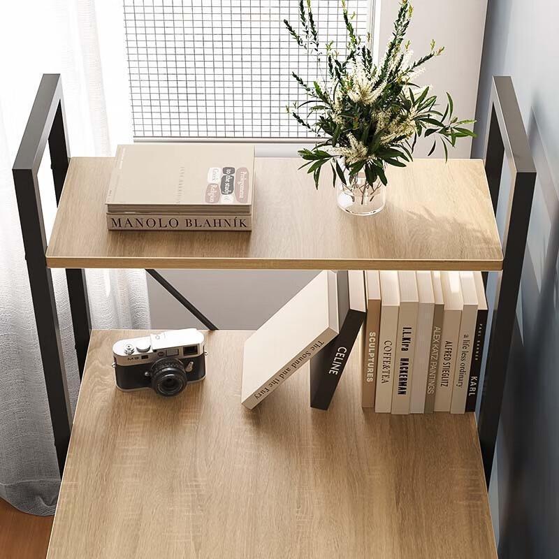 Customized Modular Side Bookshelf with MDF Board for Modern Minimalist Writing Desk in Bedroom or Office Building product view