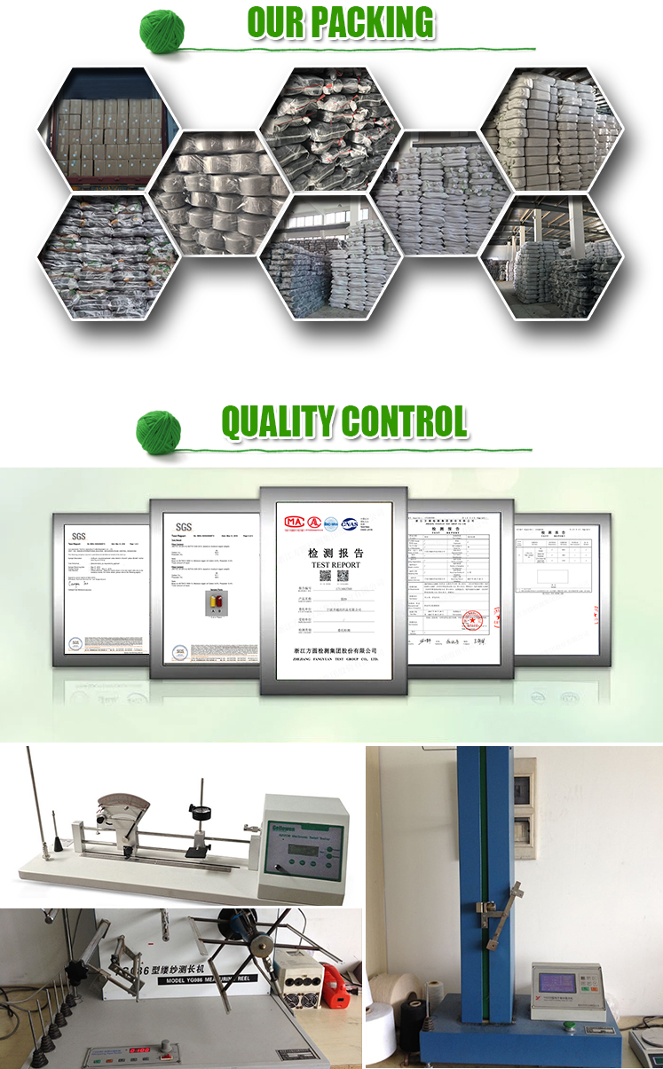 CAI KINGDOM NE20 Hilos Regenerados Para Sabanas En Material Polyalgodon Fabricados En China detail