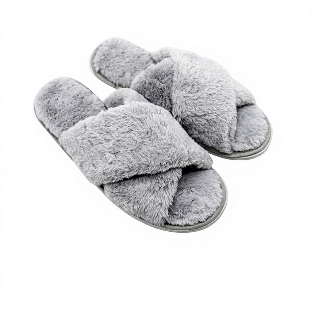 Hotel Disposable Amenities Guesthouse Room Slippers Beach Bathing Flip-Flops Waffle-Patterned Half-Wrap Extra-Thick Non-slip