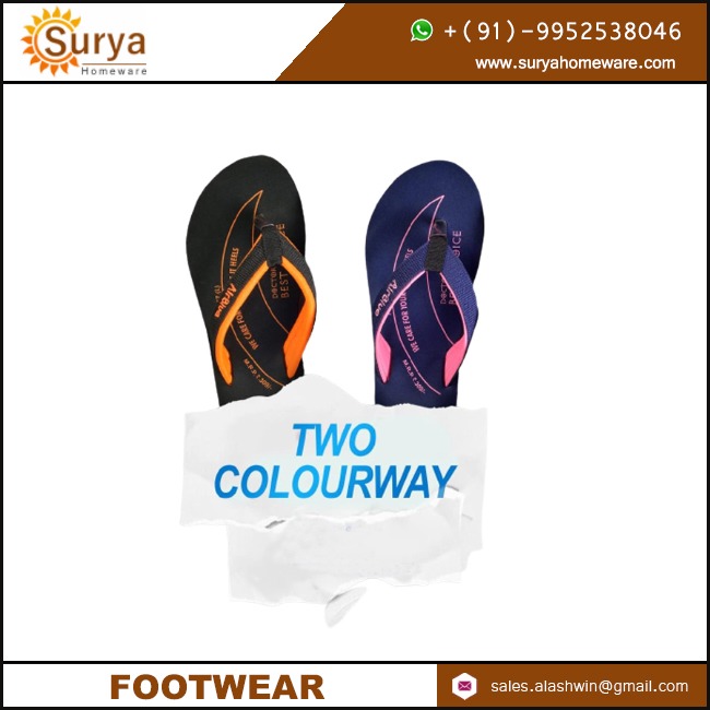 New Fashion Trend Summer Flat Outdoor Flip-Flops Comfortable Anti-Slippery Open Toe Design Breathable Rubber for Ladies product view
