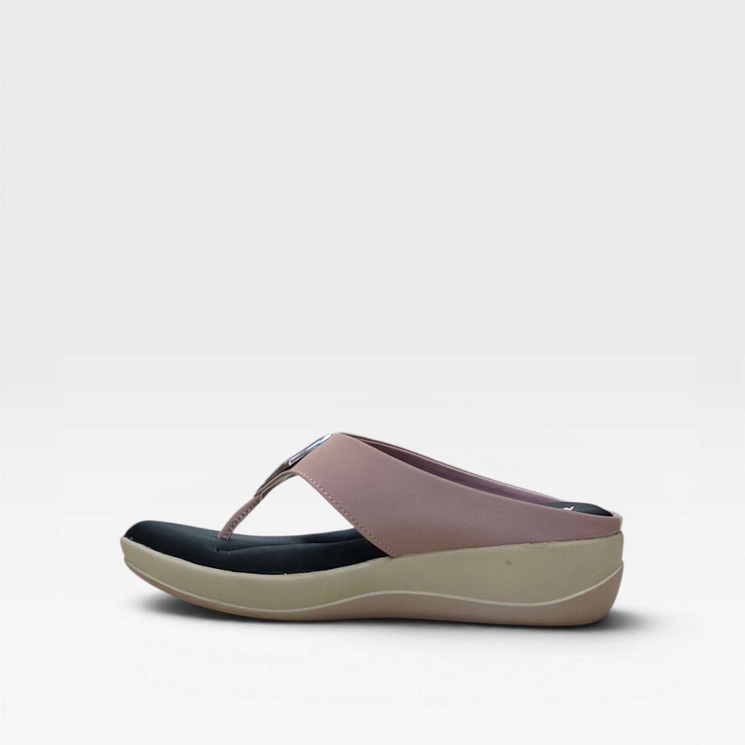 Women Stylish Comfortable Wedge Heel Slippers Fashion Flip Flop Soft Cushion Anti Skid Lightweight Daily Wear Indoor Outdoor product view