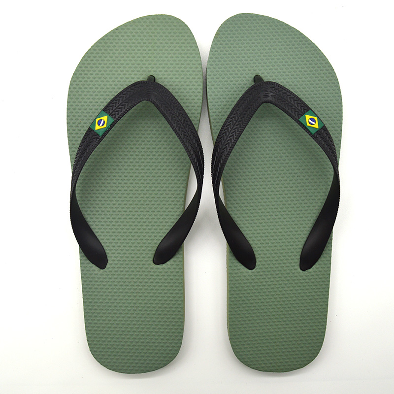 Wholesale Flip Flop Nice Printed PE Beach Slipper