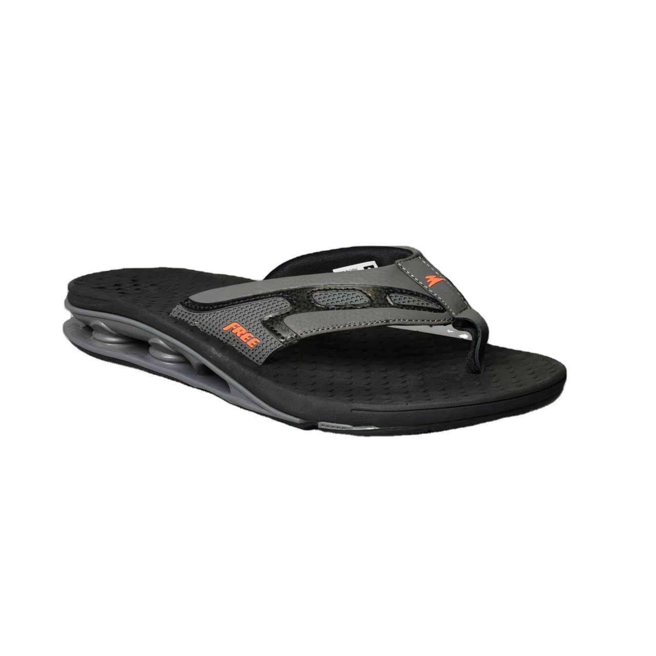 PU Carbon Fiber Pattern 2025 New Fashion Trend Outdoor Vacation Non-Slip Breathable Thick-Soled Bottle Opener Beach Flip-Flops