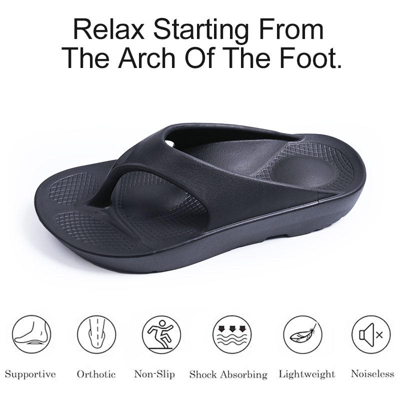 Flip Flops Women Thong Sandals Soft Straps Summer Pool Slides Orthopedic Plantar Fasciitis Beach Recovery Arch Support product view